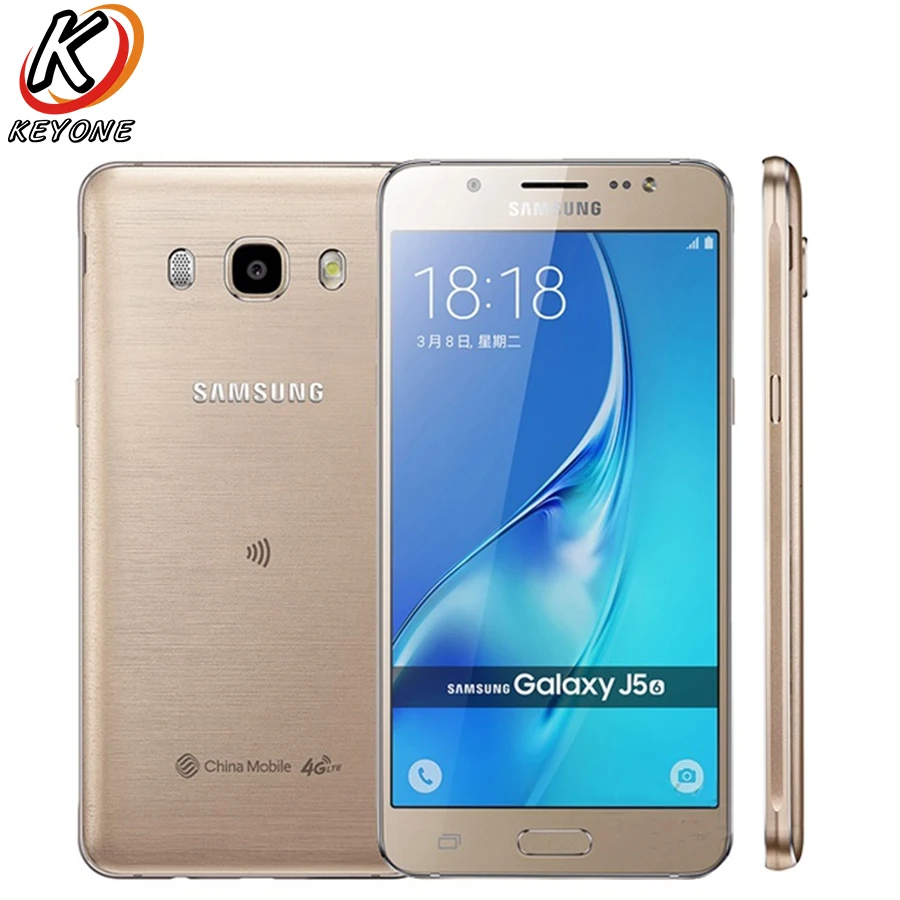 Samsung GALAXY J5 J5108 смартфон с 5 2 дюймовым дисплеем четырёхъядерным процессором Snapdragon