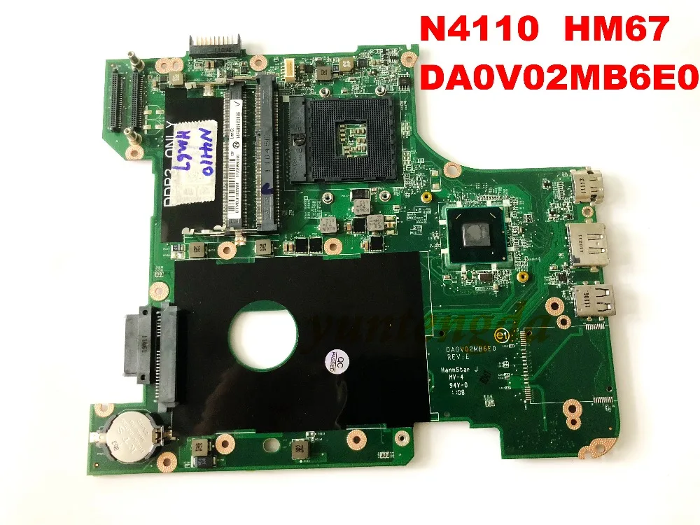 Для DELL N4110 HM67 материнская плата DA0V02MB6E0 протестирована хорошая разъемы