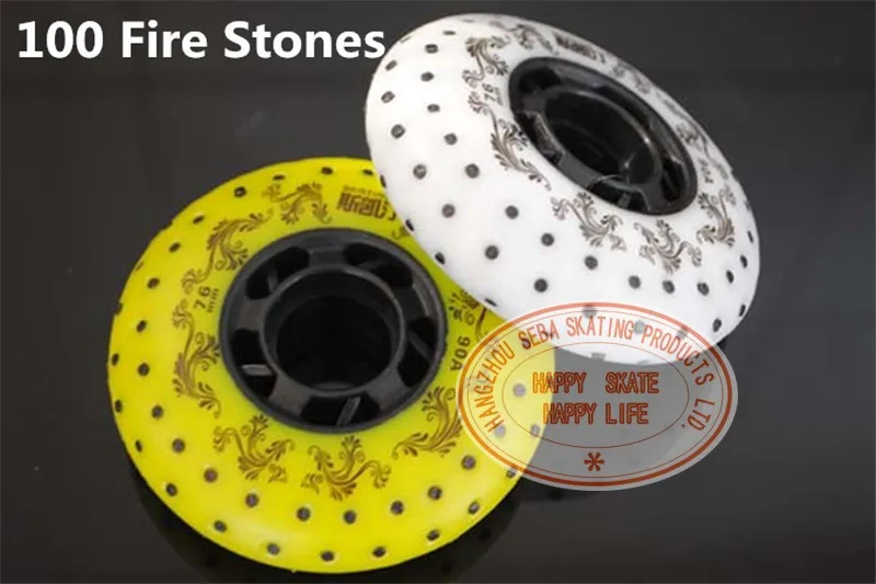 Japy Skate, 8 шт., 3rd Fire Stones Sparking, роликовые коньки 90A, тормозные, огненные каменные колеса с 50, 100 шт., огненные камни