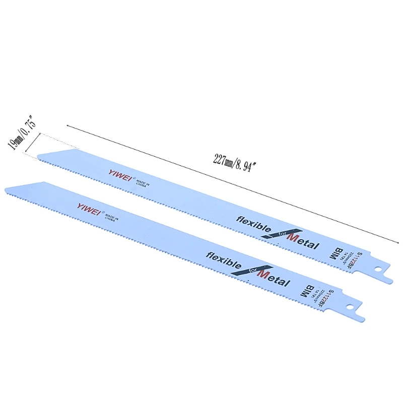 2шт S1122BF биметаллическое лезвие для сабельной пилы гибкое для резки металла дерева, абсолютно новое и высокое качество