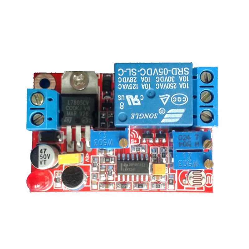 Управление светом звуком модуль реле задержки Сенсор Регулируемый 5 В, 12 В, 24 В постоянного тока,# Aug.26