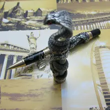 Jinhao Ручка серая высококлассная Красивая змеиная роликовая перьевая ручка