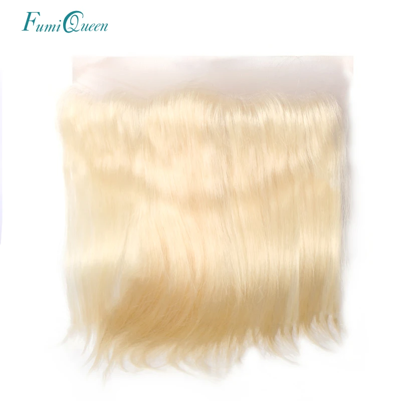 Али Фуми queen hair продукты кружева фронтальной чистый 613 Цвет 13x4 швейцарский шнурок прямо Волосы remy бразильский человеческих волос кружева