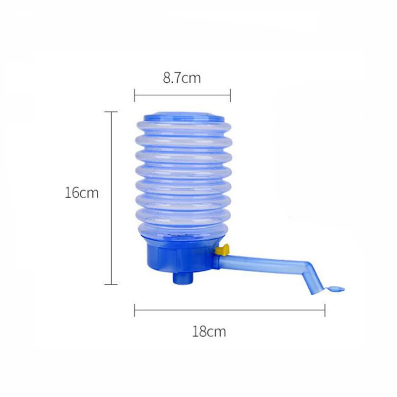 Портативный 5 галлонов питьевой воды в бутылках Ручной пресс съемная трубка инновационный вакуумный действие ручной насос диспенсер GYH - Цвет: S