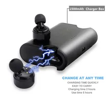 Cheaper Hot Portable True Wireless Earbuds TWS X2T Mini Headphone Bluetooth 4.2 Earphone 1500mAH Charger Box for iphone and andriods