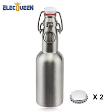 12 унций 330 мл пивная бутылка с качающейся откидной крышкой, 304 из нержавеющей стали, стандартная пивная бутылка, оборудование для розлива