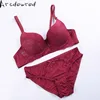 Artdewred ABC sexy bra set lace push up women underwear panty set cotton refreshing bra brief sets France lingerie suit ► Photo 1/6