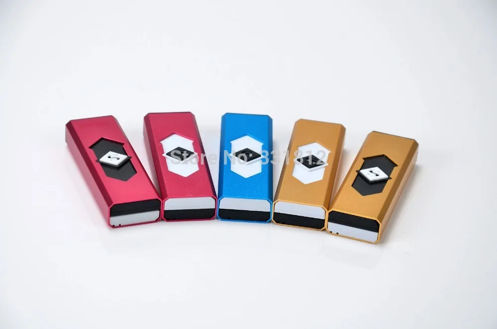 1 шт. USB зарядка Электронная зажигалка для сигарет сигар заряжаемый без огня