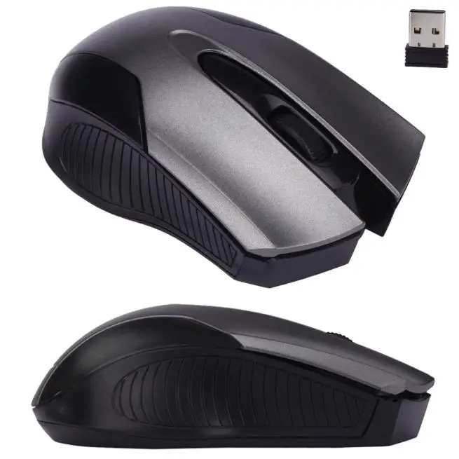 

2019 NEW Wireless Gaming Mouse 1600DPI Rechargeable Computer Mouse Optical Gaming Gamer Mouse for PC Black Drop shipping