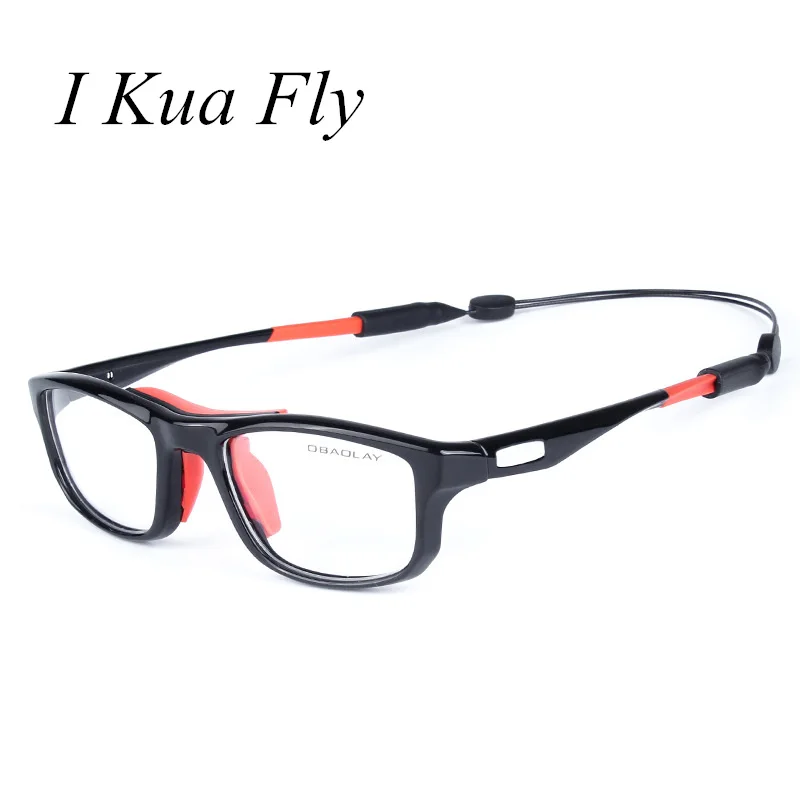 New Basketball Glasses Men Prescription Glasses Frame Oversized Black
