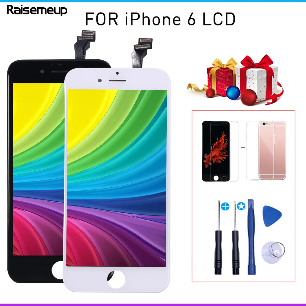

Good AAA+++ For iPhone 6 LCD with good Touch Screen Digitizer Assembly For iPhone 6 A1549 A1586 A1589 LCD Display No Dead Pixel