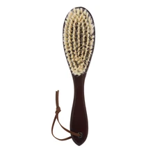 Деревянная щетка для бороды с ручкой, Мужская расческа для бритья усов, уход за бородой, персональный Профессиональный инструмент для бритья, профессиональный мужской подарок, Парикмахерская