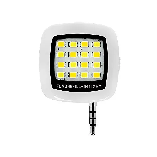 BESIUNI фотовспышка USB аккумуляторная 16 Led камера для фотографии селфи кольцевой