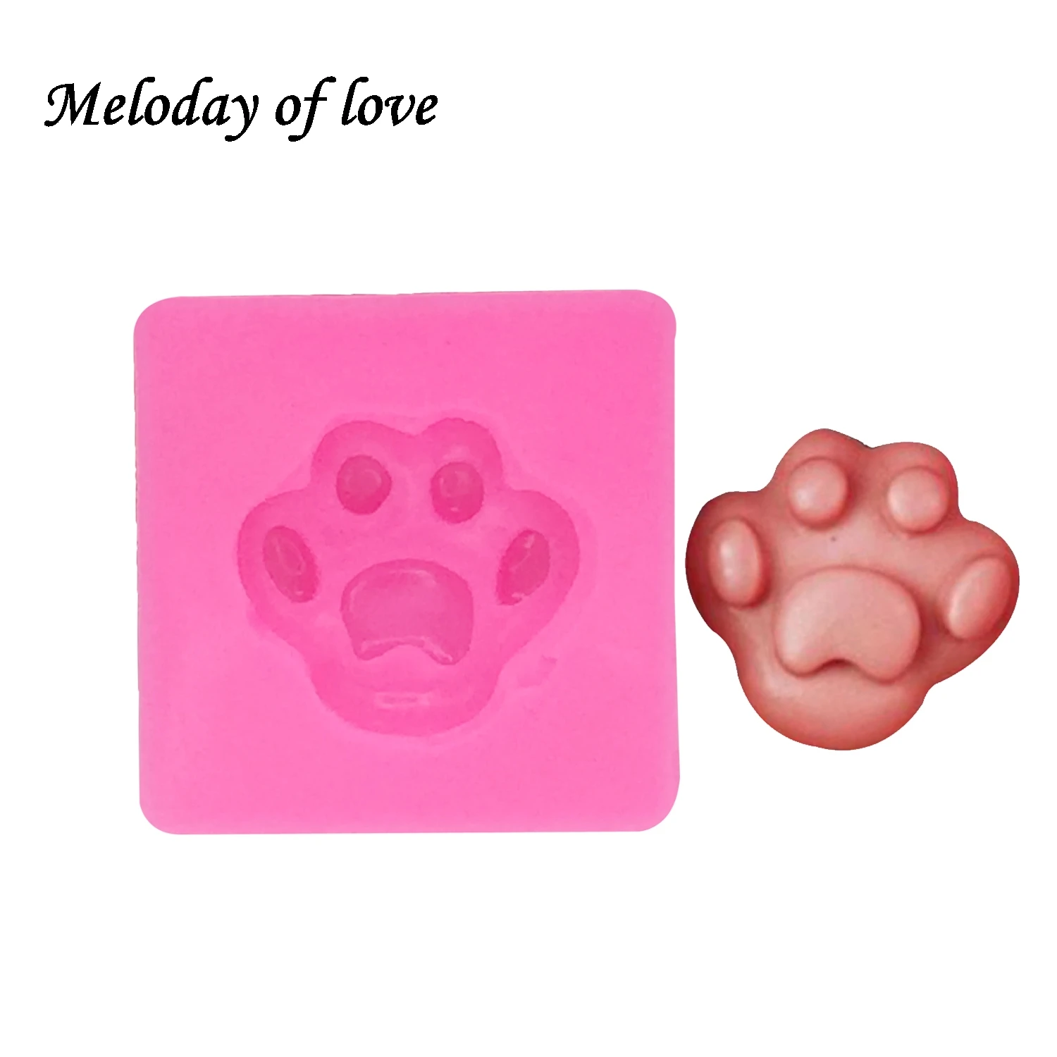 

Bear/dog/cat paw Sugarcraft Silicone Mold Fondant Forms Baking Chocolate Mold Cake Decorating Tools Resin Clay Mold T1407