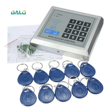 

galo Security password keyboard 125KHz RFID Proximity Entry Door Lock Access Control System 500User +10 Keys