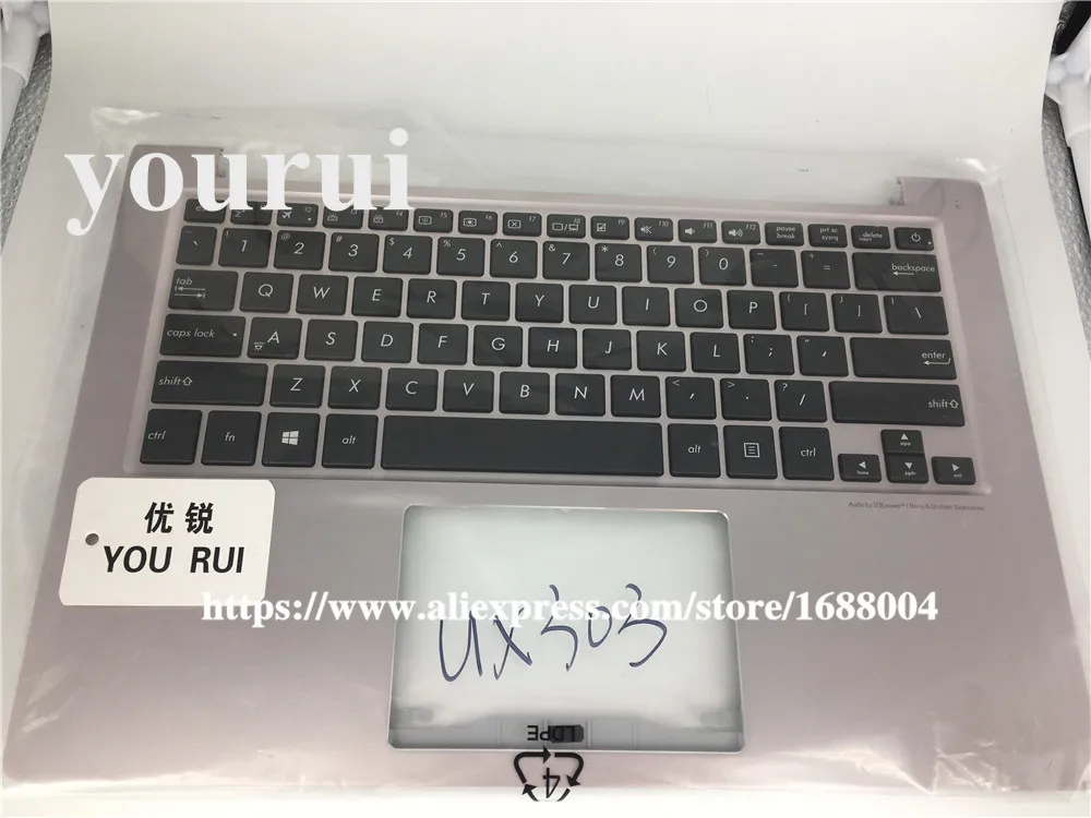 Оригинальный ноутбук UX303L UX303 U303L UX303LN us клавиатура с подсветкой и упором для рук