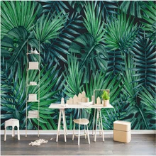 Beibehang пользовательские фото обои настенные стикеры Северной Европы простые тропические растения фон росписи papel де parede