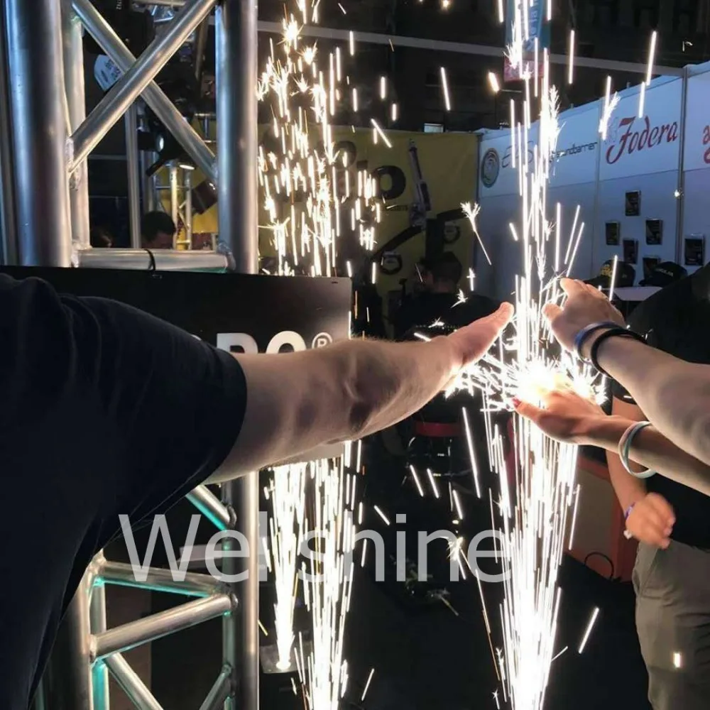 

Cold Spark Fountain Machine Dmx stage Effect Titanium Cold fireworks machine