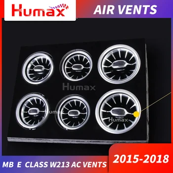 

11.11For w205 w213 X253 C class C180 E class E43 E450 GLC class w447 v class turbine air vent silver / red air condition outlet