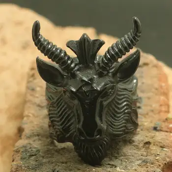 

316L Stainless Steel Black Sheepshead Newest Ring