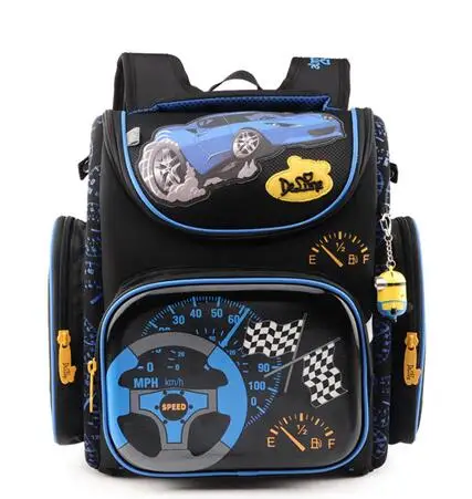 

Delune School Bag Children Orthopedic School Backpacks High density Nylon Material Spine Pressureless Design Backpack For Kids