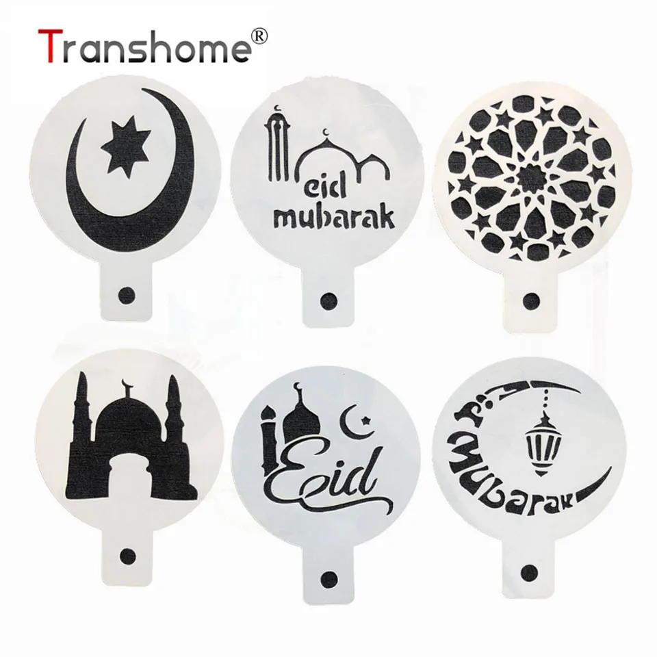 Transhome 6 шт./компл. формы для украшения торта Мубарак инструмент изготовления