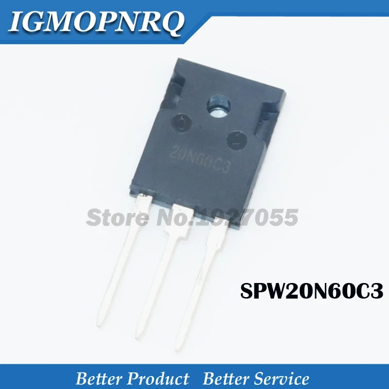 5 шт./лот SPW20N60C3 20N60C3 N-Channel TO-247 new | Электронные компоненты и принадлежности