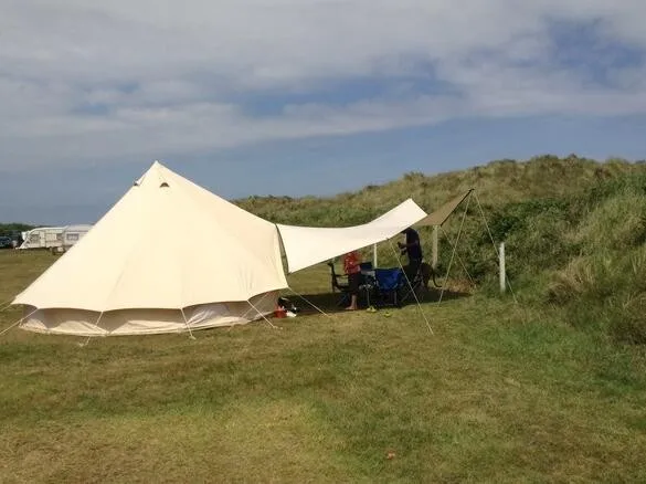 DANCHEL 3 м 4 м 5 м водонепроницаемый хлопковый холст колокольчик палатка с солнцезащитным укрытием
