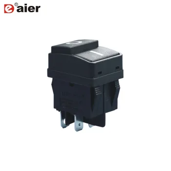 

50PCS KCD2-2-201P 16A ON-OFF 4 Pin DPST Plastic Black Rocker Switch 2 Way Electrical