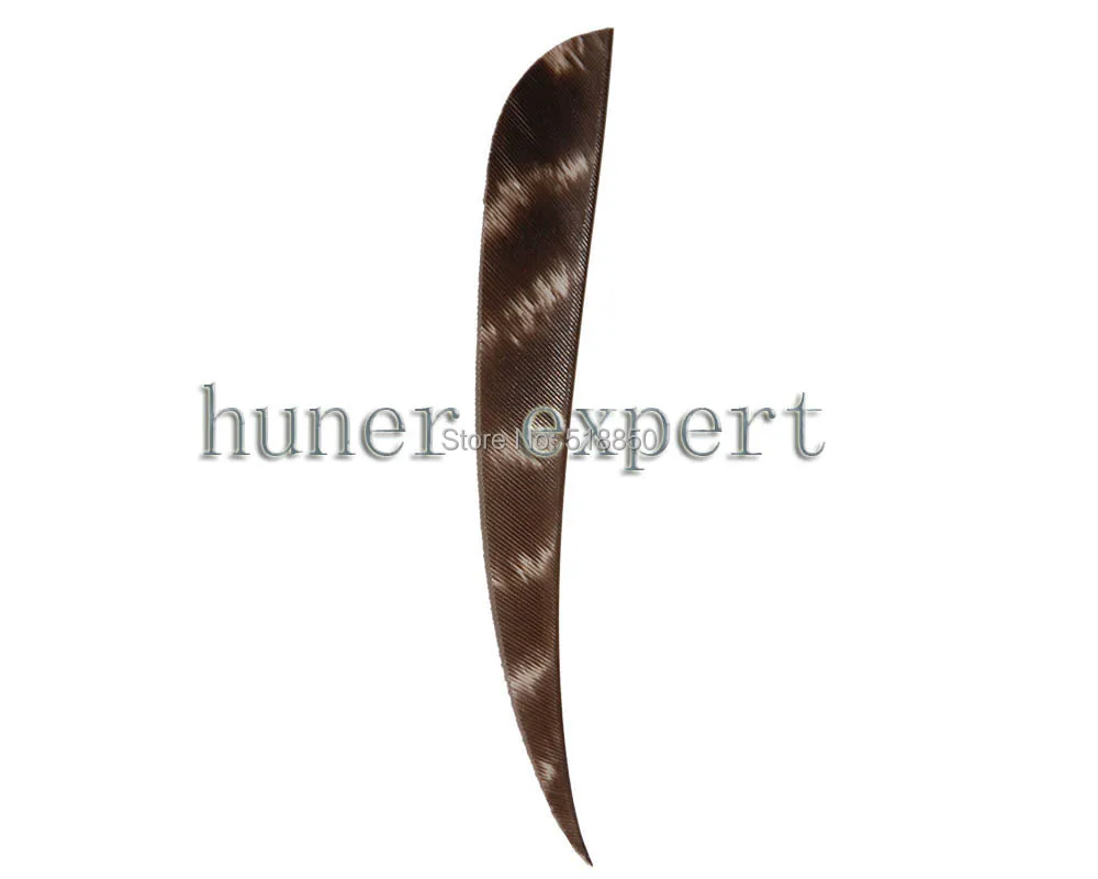 

bow hunting arrow archery feather parabolic turkey feather 4'' fletching bamboo arrow left wing 200pcs free shiping
