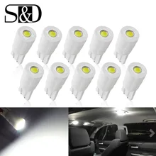 10 шт. Керамика T10 W5W светодиодный лампы 194 168 автомобиля Подсветка салона клин инструменты для дверцы боковые лампы пластины светильник авто лампа белый AC/DC 12V