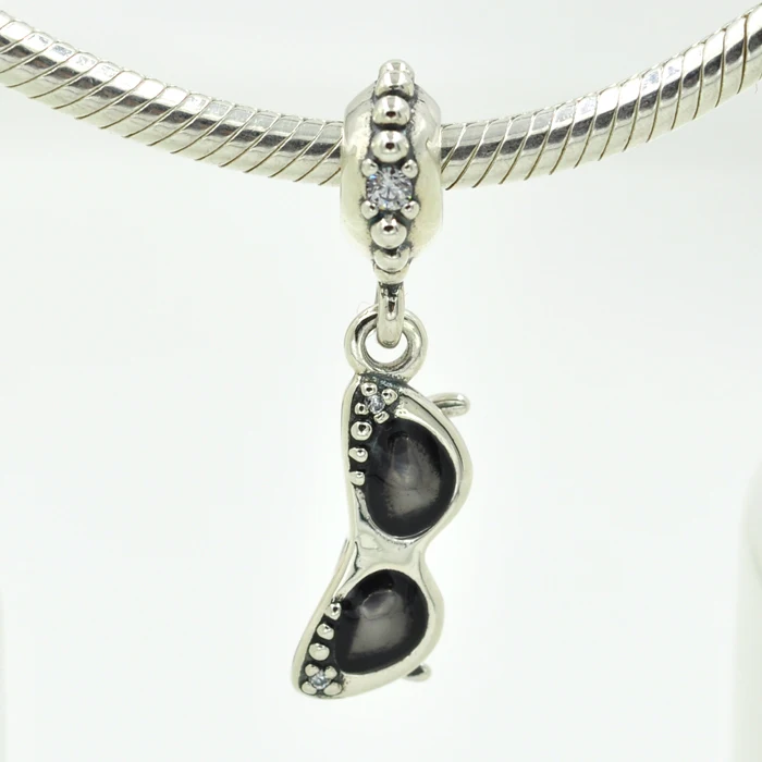 HOT Fits Pandora Charms Bracelet 925 Sterling Silver Dangle Black Sun Glasses  Charm Pendant DIY Bracelets for Women Jewelry|bracelet mens|bracelet  suncharms fit pandora bracelets - AliExpress