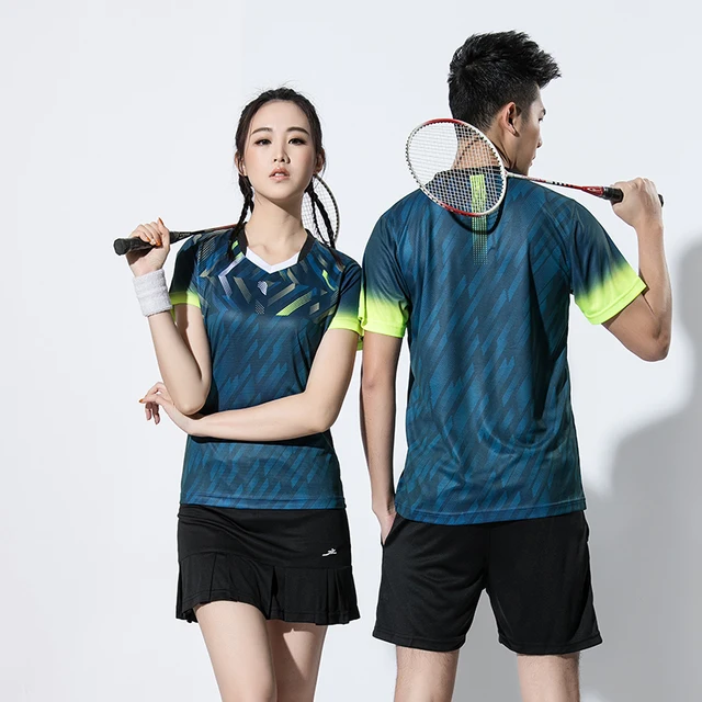 2018 Free Printing Badminton clothes Men/Women , sports badminton sets