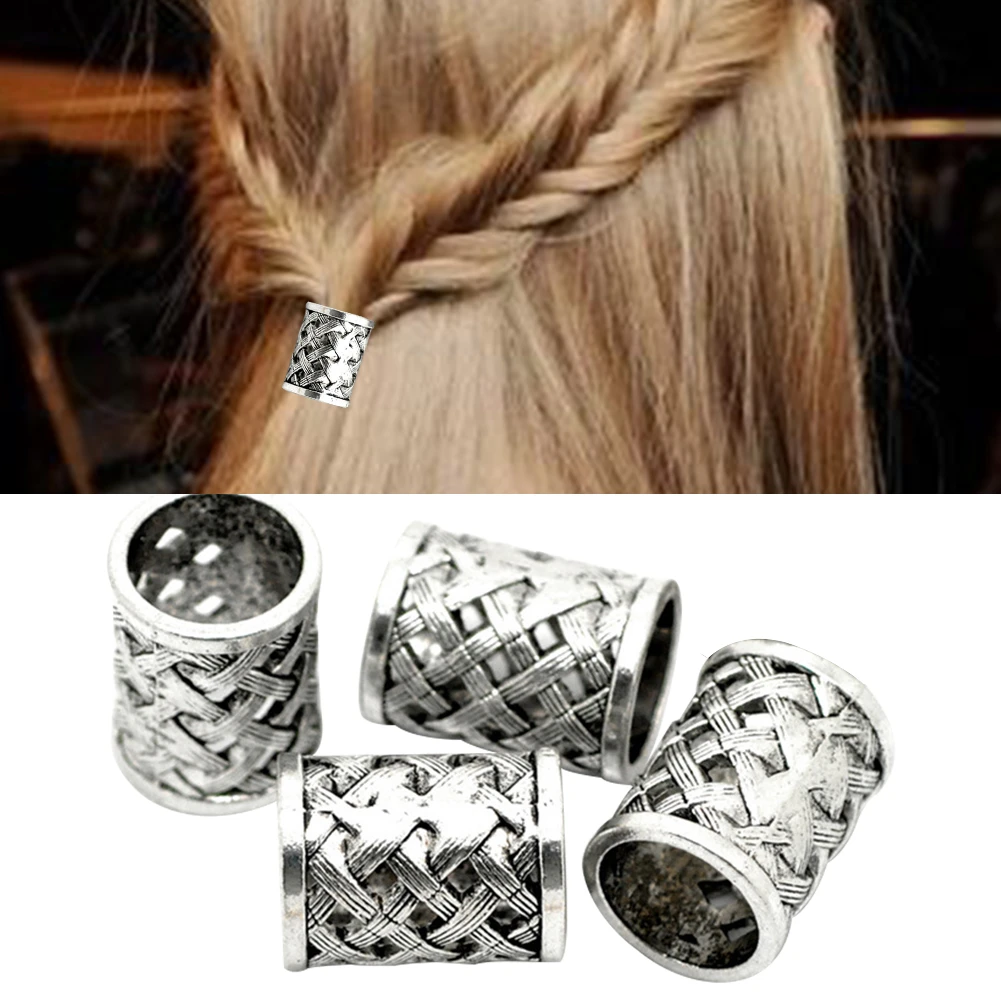 Natte Viking Tresse Viking Homme 10 pièces 17mm trou Viking perles Style tressage accessoires à créer soi  même dreadlock cheveux perles cheveux tresse épingles anneaux manchette  Clips coiffure | AliExpress