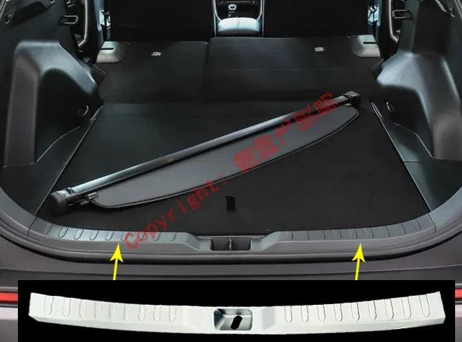 Защитная пленка для салона и заднего бампера из нержавеющей стали Toyota Rav4 2019