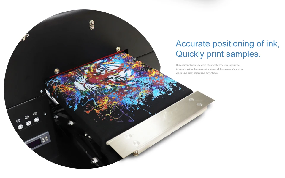A4 планшетный принтер для печати футболка печатная машина цифровой DTG принтер для текстиля Темный светильник цветная футболка