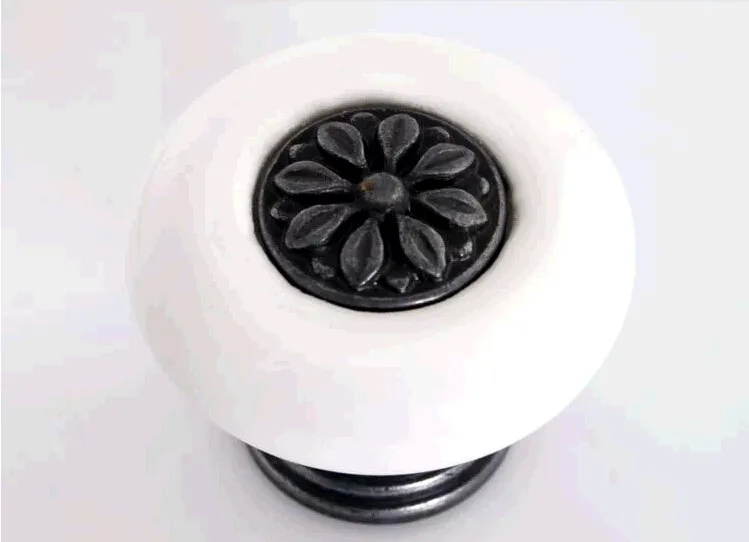 38mm European antique copper ceramic handle Clothes cupboard door