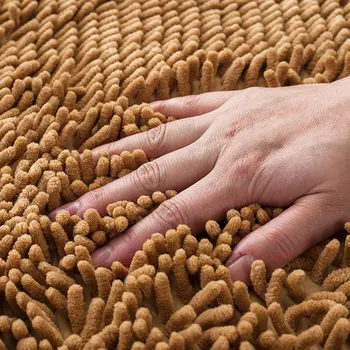 

80*120cm Bathroom Mats Large Soft Chenille Bedroom Carpet Doormat Non-Slip Kitchen Bath Mats Doormat Custom Home Decoration