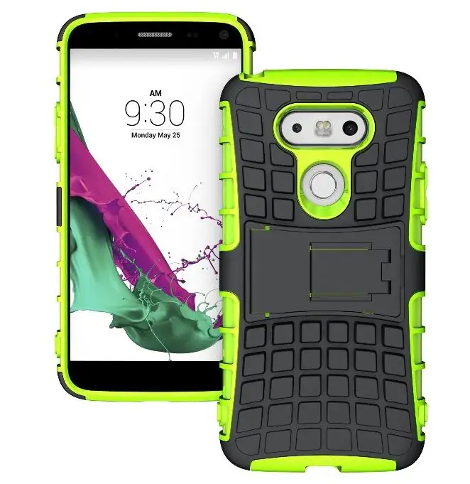 

Hybrid Rugged Cover Case For LG G5 Case on LG G5 SE Hard TPU Silicone Shockproof Armor Bracket Phone Case For LG G5 H830 H850