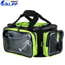 ILure новые большие спортивные сумки для рыбалки 40 см* 20 см* 20 см многофункциональная водонепроницаемая сумка для рыболовных снастей рюкзак Bolsa De Pesca Rod Bag