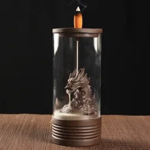 Китай Статуэтка дракона серии держатель для распространения благовоний керамическая курильница для курильницы использовать домашний офис Чайный домик