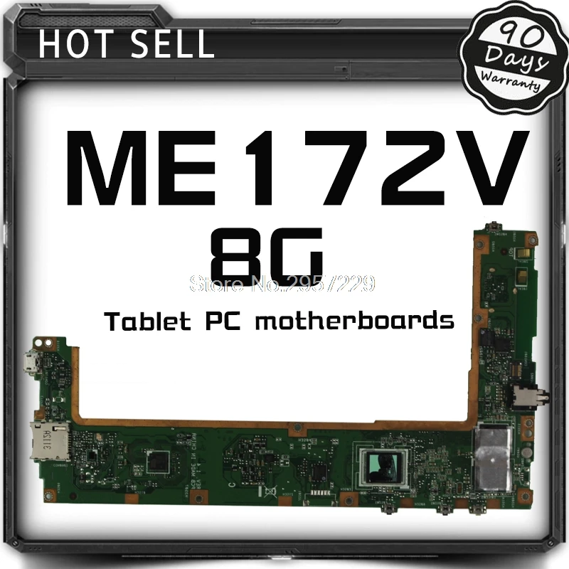 Материнская плата планшетных ПК логическая плата системная плата для ASUS MeMo Pad ME172V 8GB полностью протестирована все функции хорошо работают