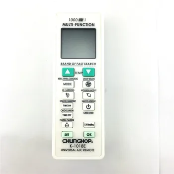 

DHL Ship 100pcs/Lot CHUNGHOP K-1018E 1000 in 1 Universal A/C Remote Control for Air Conditioner Retail Pack