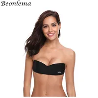 Strapless Bra Invisible Adhesive Silicone Bra Bralette Sticky Brassiere Push Up Bralette Sexy Silicon Backless Bras Women