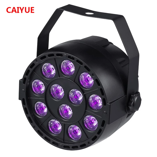 36W UV LED Stage Light Sound Active 12 LEDs Auto DMX Ultraviolet Strobe