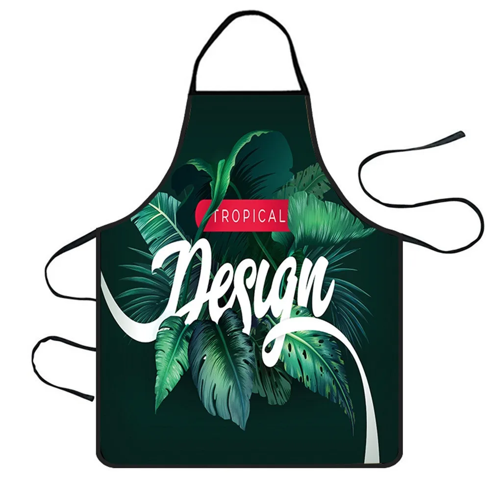 Fashion Home Women Waterproof Cute Cartoon Kitchen Restaurant Cooking Bib Apron Aprons For Men Women Home Cleaning Tools 72x60cm