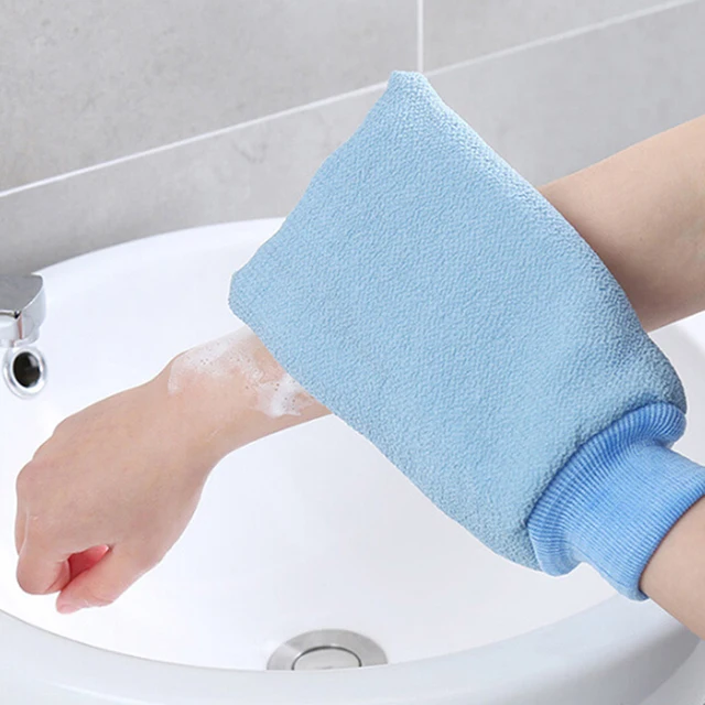 Special Offers 1PC Quality Scrub Bath Brush Shower Spa Sponge Soap Body Cleaning Exfoliator Rubbing Towel Gloves Washcloth For Adults