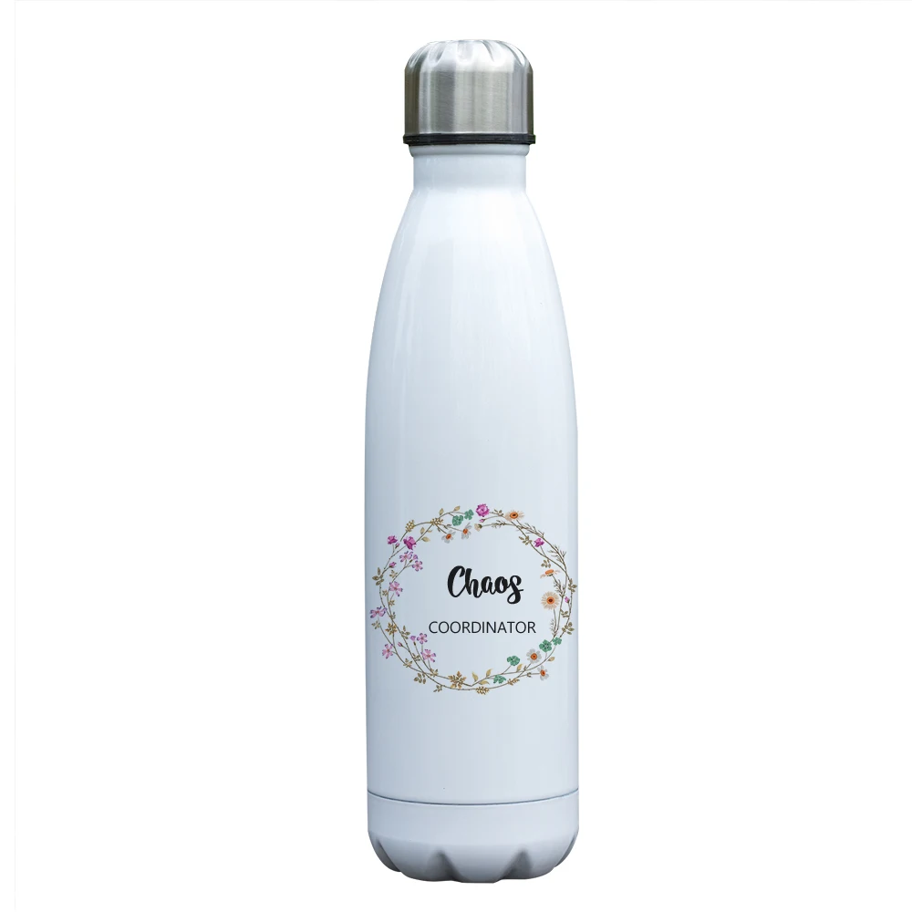 Вакуумная бутылка Chaos Coordinator подарок для мамы или учителя подарок для учителя подарок на день матери для нее Изолированная бутылка на заказ