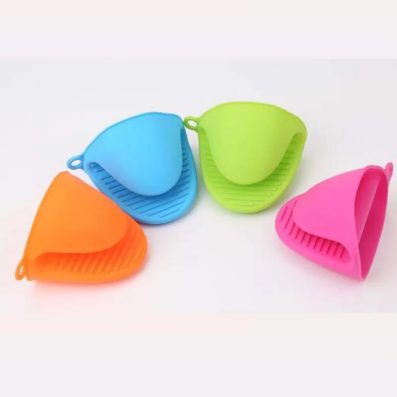 

Oven Mitts Silicone Heat Resistant Gloves Clips Insulation Anti-slip Pots Bowel Holder Clips Cooking Baking Kitchen Oven Gloves