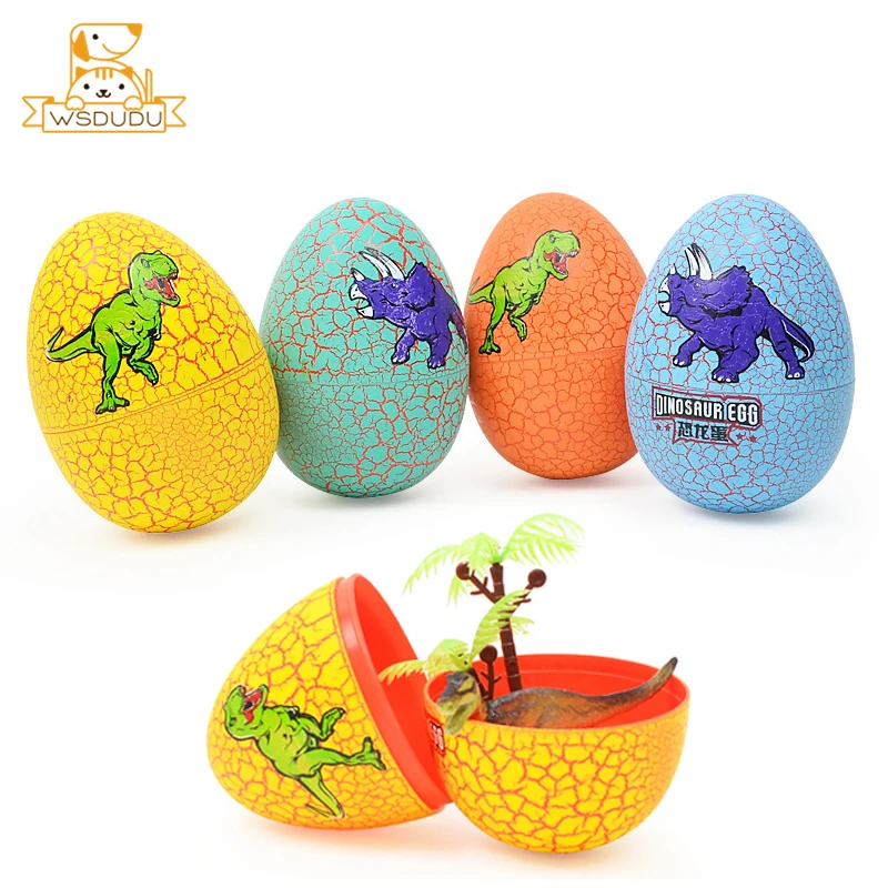 

Dinosaur Eggs Tyrannosaurus Rex Dragon Zoo Park Surprise Toys Unique Crack Tumbler Novelty Animals Kids Colorful Gift Decor New